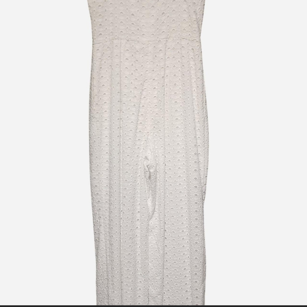 INC International Concepts White Jumpsuit